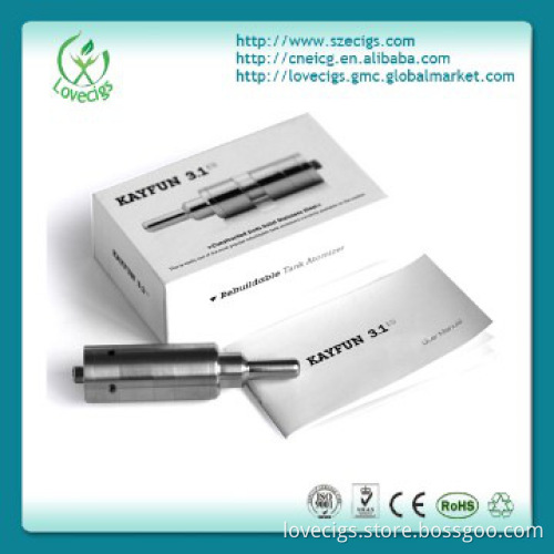 2014 new arrival factory kayfun3.1 clone with stainless steel